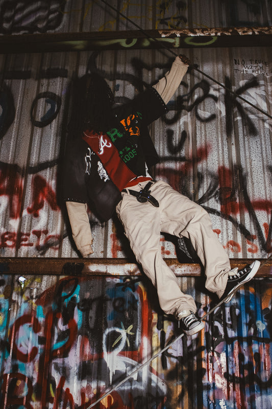 'Fractured' Double Sleeve Tees